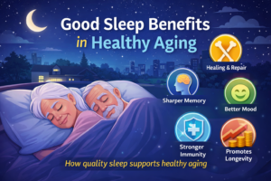 How good sleep supports healthy aging and overall well being