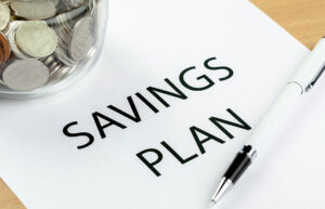 emergency fund savings plan with coins jar for financial security and backup