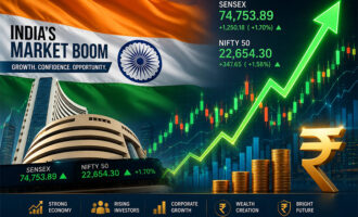 NIFTY SENSEX Upward Chart