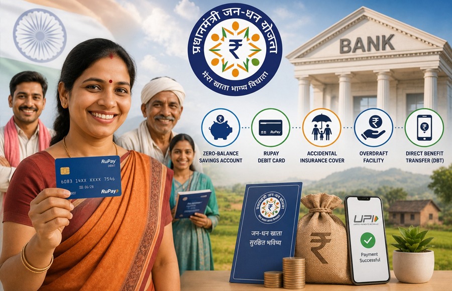 Jan Dhan Yojana Facilities